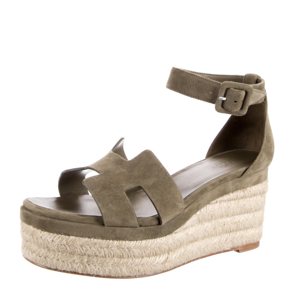 Hermes Suede Espadrilles size 37